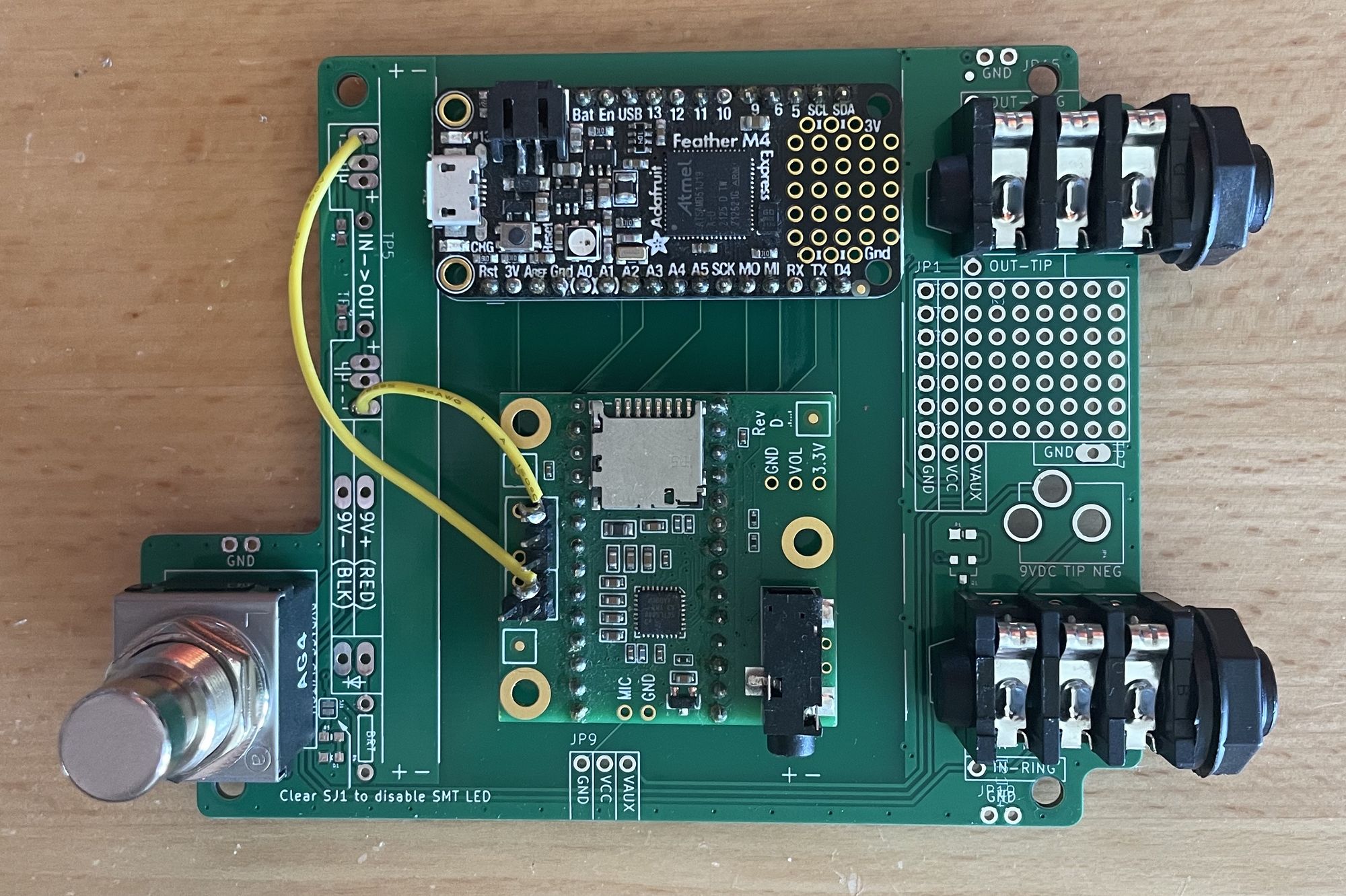 Building a Guitar Pedal Prototype with a Feather