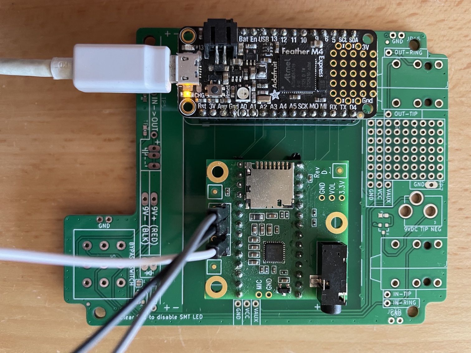 Building a Guitar Pedal Prototype with a Feather