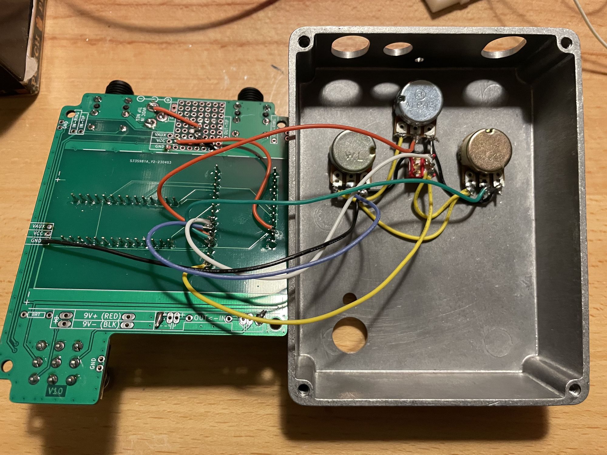 Feather Guitar Pedal, Part 2: Knobs, Switches, and Power